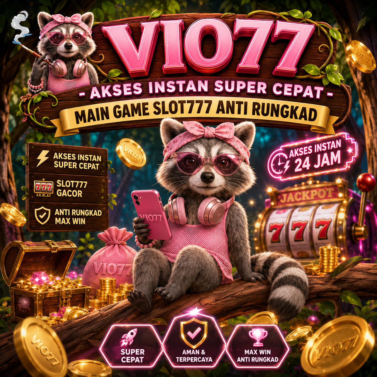 VIO77 - Akses Instan Super Cepat Main Game Slot777 Anti Rungkad