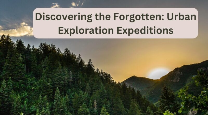 Discovering the Forgotten: Urban Exploration Expeditions