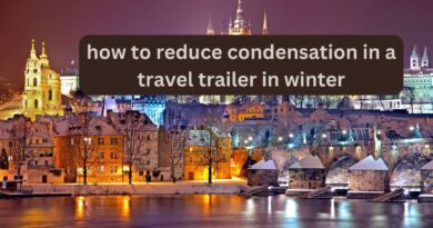 how to reduce condensation in a travel trailer in winter