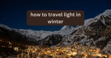 how to travel light in winter